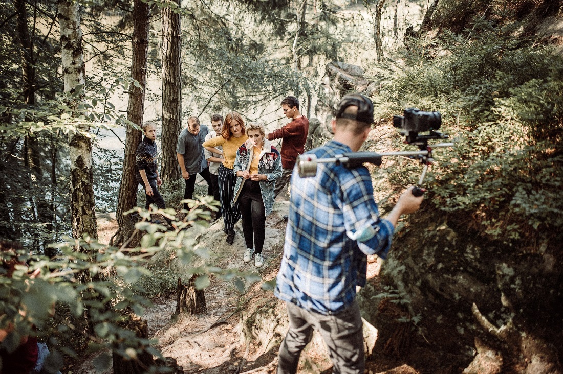 Natáčení klipu Sluneční zář